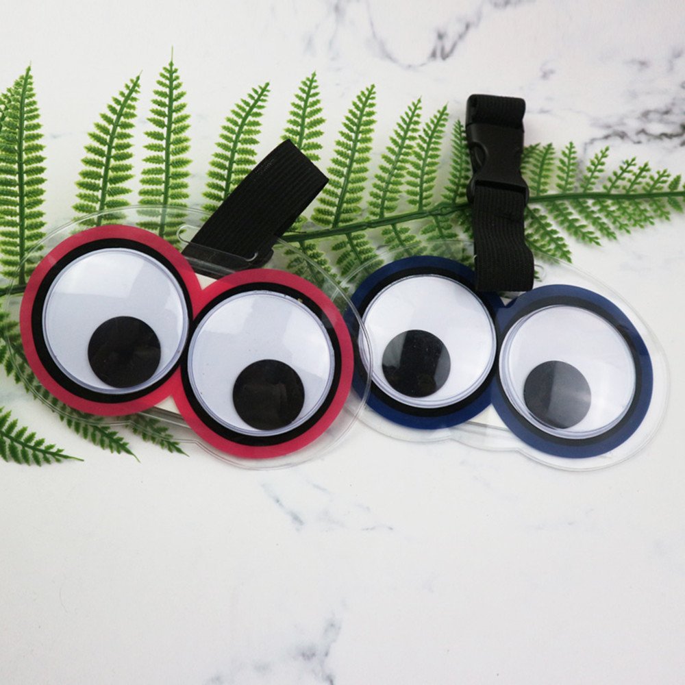 Travel Accessories International - Gepäckanhänger mit niedlichen Augen, lustige Kofferanhänger