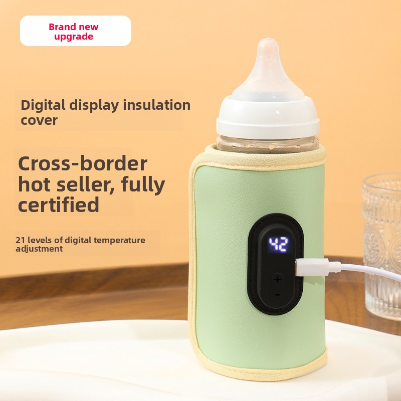 Travel Accessories Display - Tragbare Digitalanzeige Baby Flaschenwärmer USB Auto
