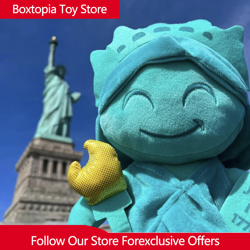Travel Accessories New York - Mini-Statue der Freiheit Plüschpuppe mit Etikett,