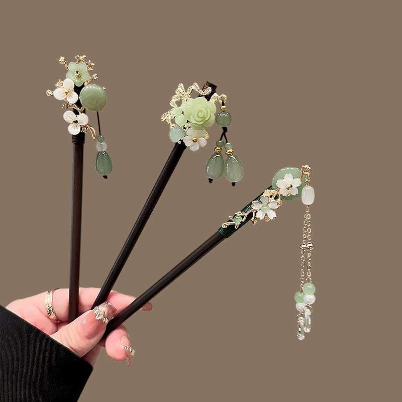 Travel Accessories For Women - Antike Holz Haarnadel Damen Eleganter Haarstab