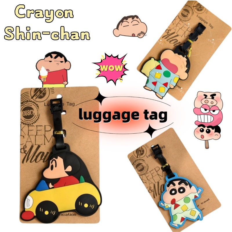 Travel Accessories International - Crayon Shin-chan Cartoon Anime Persönlichkeit Mode-Gepäckanhänger