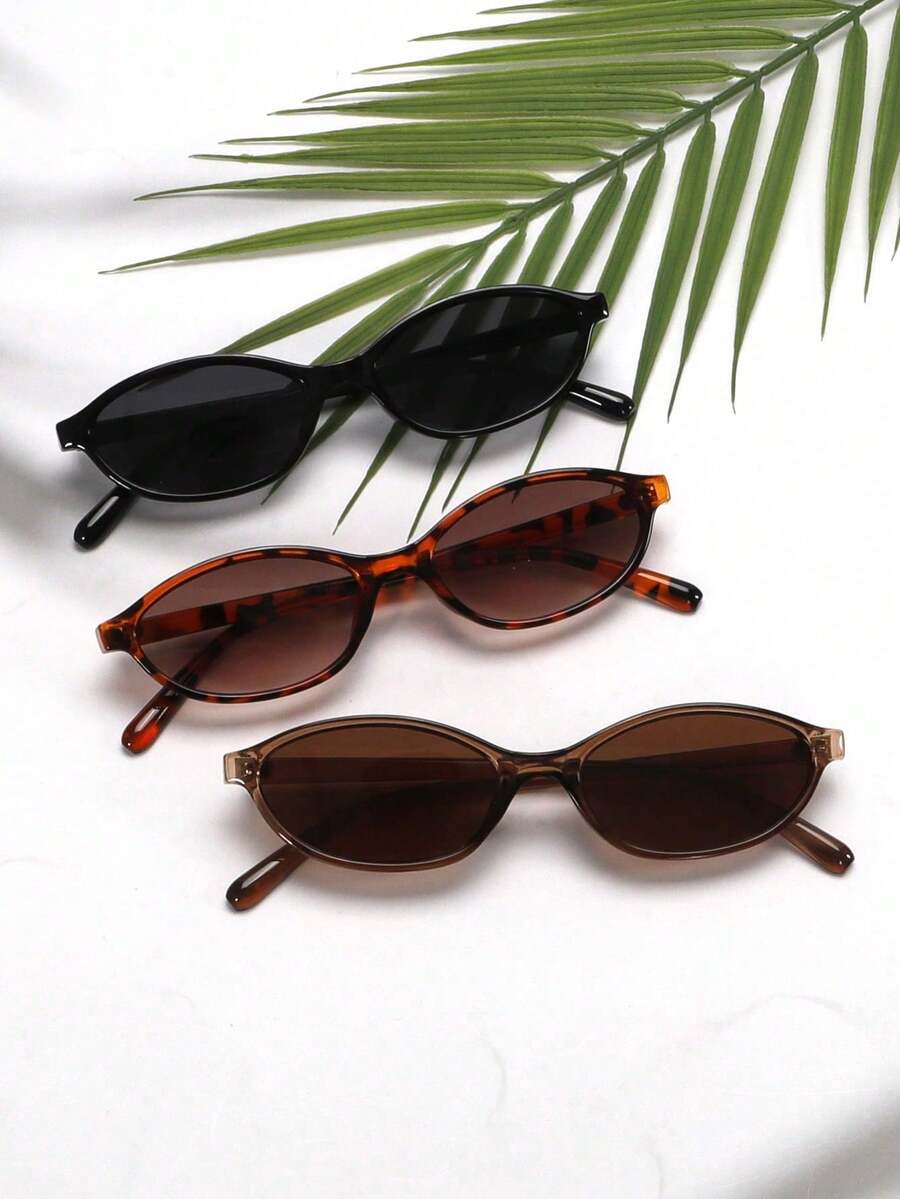 Travel Accessories For Women - 1 Paar modische ovale Brillen mit