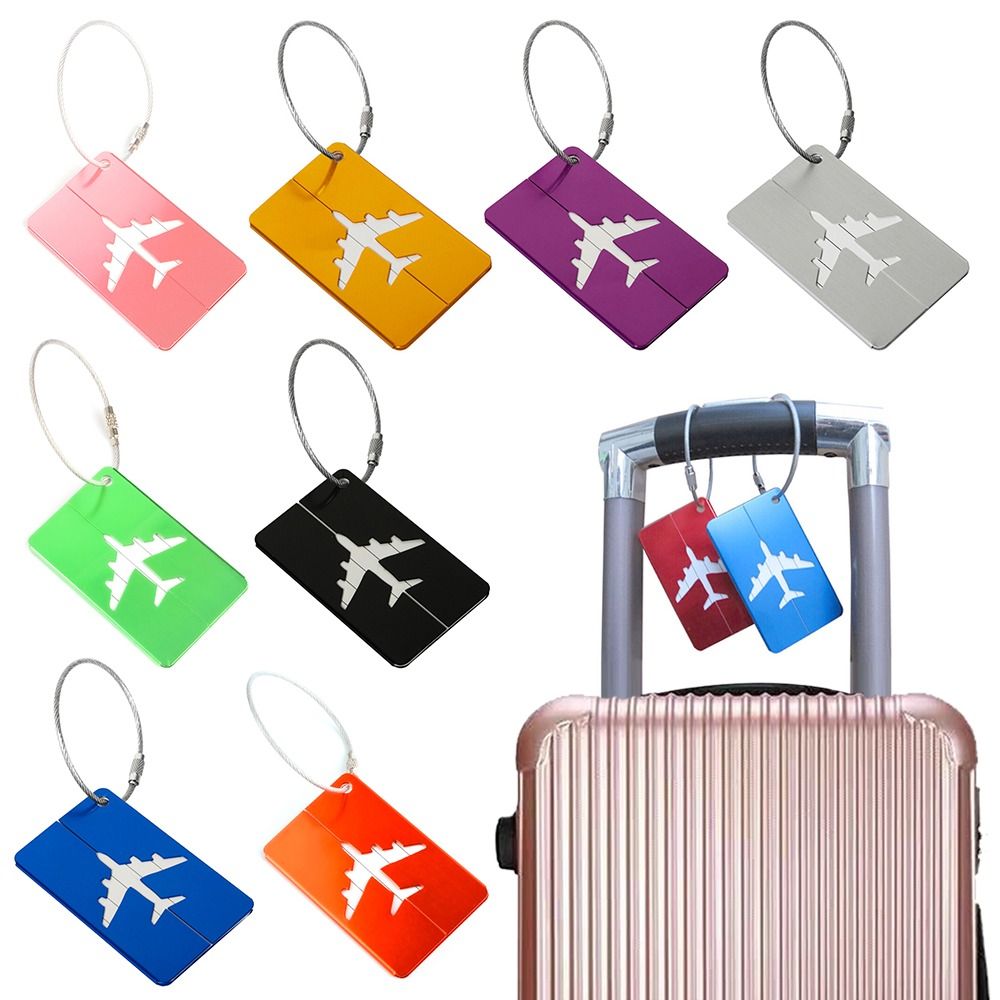 Travel Accessories International - Aluminium Reisegepäck anhänger wieder verwendbare Koffer