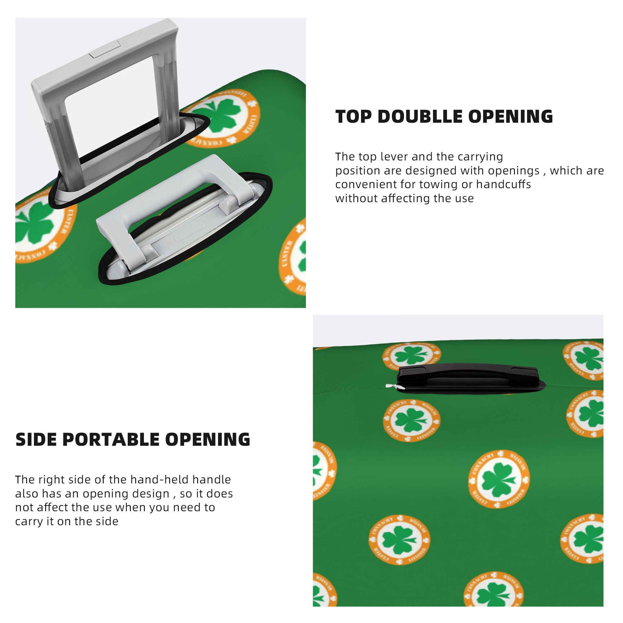 Irland Irish Shamrock Gepäckab – Travel Accessories Ireland Bewertung und Preis