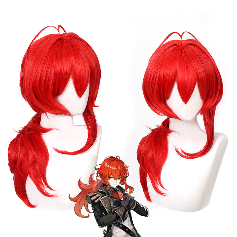 Genshin Impact Diluc Cosplay P – Travel Accessories Men Bewertung und Preis