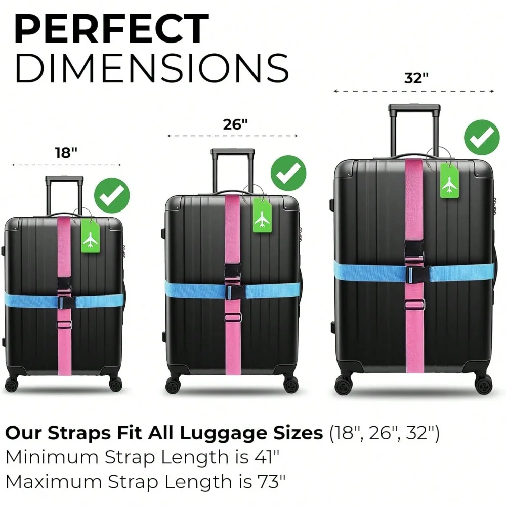 Gepäckgurtset mit Gepäckanhäng – Travel Accessories International Bewertung und Preis