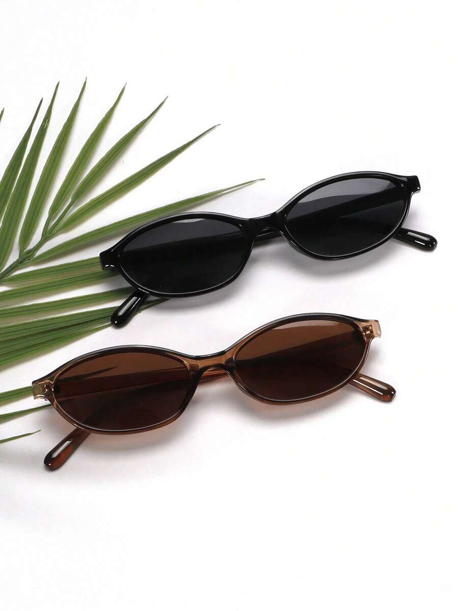 1 Paar modische ovale Brillen  – Travel Accessories For Women Bewertung und Preis
