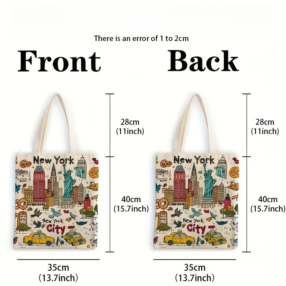 New York City Canvas-Tragetasc – Travel Accessories New York Bewertung und Preis