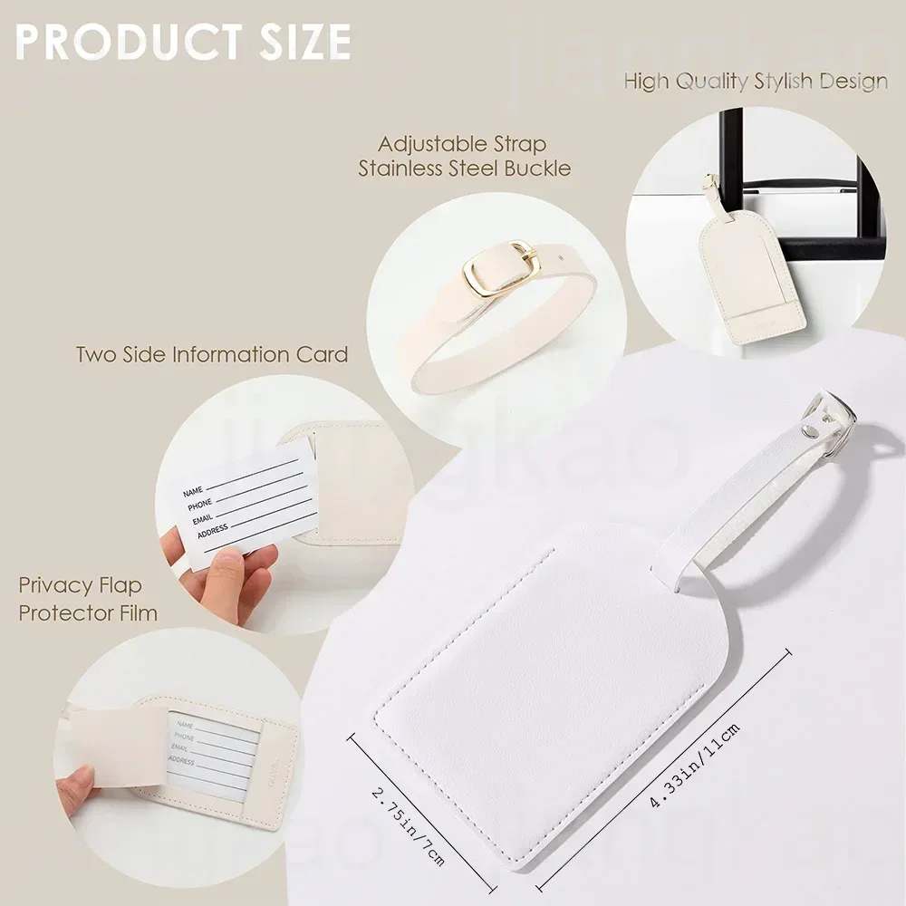 Personalisierter PU-Gepäckanhä – Travel Accessories International Bewertung und Preis